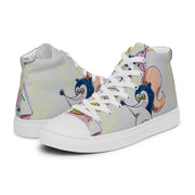 Women’s high top canvas shoes