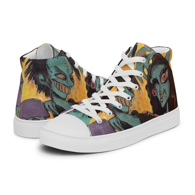 Women’s high top canvas shoes