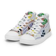 Women’s high top canvas shoes