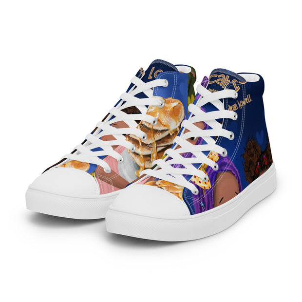 Women’s high top canvas shoes