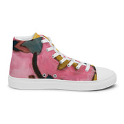 Abstract Art Women’s high top canvas shoes