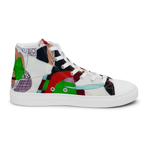 Women’s high top canvas shoes