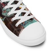 Women’s high top canvas shoes