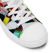 Women’s high top canvas shoes