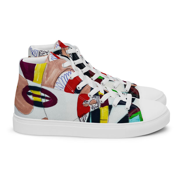 Women’s high top canvas shoes