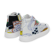 Women’s high top canvas shoes