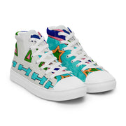 Women’s high top canvas shoes