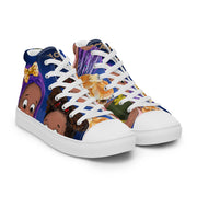 Women’s high top canvas shoes